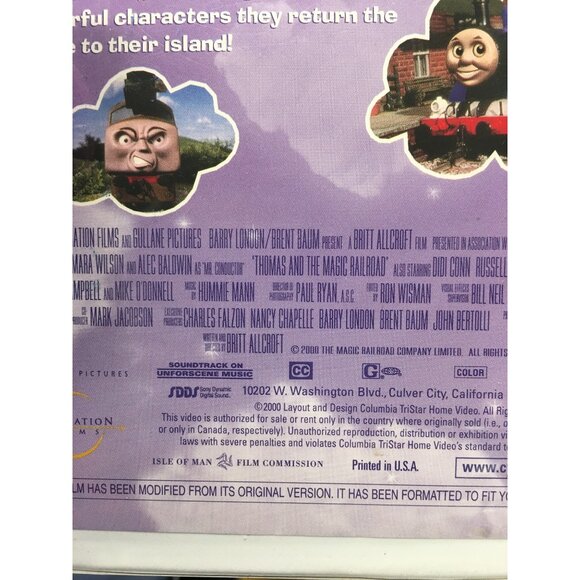 Thomas and The Magic Railroad VHS Tape 2000 - Picture 9 of 16
